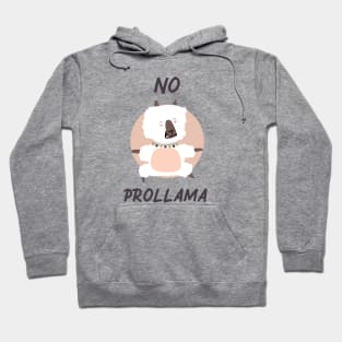 Humor shirt, funny slogan, aesthetic lama design, modern art Hoodie